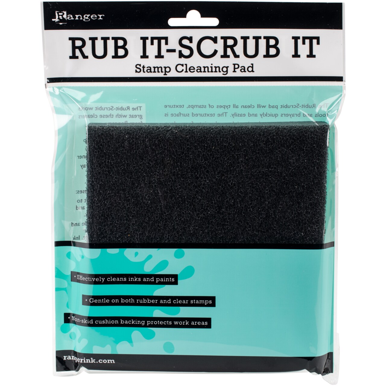 Inkssentials Rub-It Scrub-It Stamp Cleaning Pad-6&#x22;X6&#x22;
